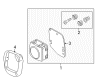 Diagram for Audi S8 Parking Sensors - 4H0-907-561-C