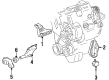 Diagram for Audi 90 Engine Mount - 893-199-382-F