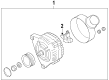 Diagram for Audi A6 Alternator - 06H-903-017-DX