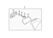 Diagram for Audi Tail Light - 8E5-945-093-A