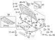 Diagram for Audi Hood Latch - 8E0-823-509-D