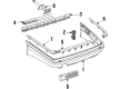 Diagram for Audi Coupe Bumper Reflector - 855-945-103-B