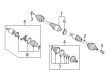 Diagram for Audi CV Joint - 3C0-498-103-G