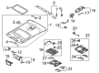 Diagram for Audi A8 Quattro Interior Lights - 4E0-947-111-AA-8C1