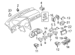 Diagram for Audi Windshield Washer Switch - 4E0-953-513-G-4PK