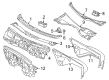 Diagram for Audi Dash Panels - 4G1-805-432-A