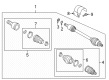 Diagram for Audi CV Joint - 5Q0-498-103-E