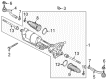 Diagram for Audi A6 allroad Power Steering Cylinder Boot Kit - 4M0-423-832-B