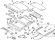 Diagram for Audi A3 Quattro Sunroof Motor - 8P4-959-591-B