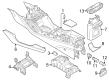 Diagram for Audi Center Console - 89A-863-242-B-4PK