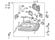 Diagram for 2005 Audi A8 Quattro Headlight - 4E0-941-003-AG