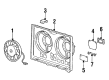 Diagram for Audi 100 Quattro Cooling Fan Shroud - 4A0-121-207-H