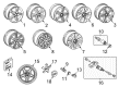 Diagram for Audi Q5 Alloy Wheels - 8R0-601-025-AT