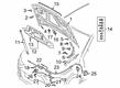 Diagram for Audi Hood Latch - 83A-823-509