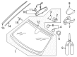 Diagram for Audi S8 Windshield - 4H0-845-099-AE-NVB