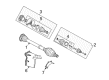 Diagram for Audi CV Joint - 4F0-498-103-X