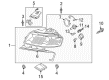 Diagram for Audi A3 Quattro Headlight - 8P0-941-029-AE