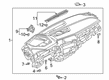 Diagram for Audi e-tron Quattro Instrument Cluster - 4KL-857-001-E-24A