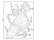 Diagram for Audi Q4 e-tron Sportback Fender Splash Shield - 1EA-809-851-A