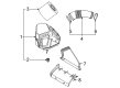 Diagram for Audi A7 Sportback Air Intake Hose - 06L-129-616-F