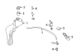 Diagram for Audi Washer Reservoir - 8D0-955-453-A