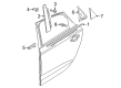 Diagram for Audi A6 Door Moldings - 4G0-853-763-2ZZ