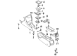 Diagram for Audi 100 Cup Holder - 441-881-751-A-9UB