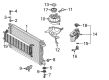 Diagram for Audi A7 Sportback Radiator - 8W0-121-251-AA