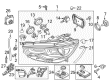 Diagram for Audi A6 Headlight - 4G0-941-003-P