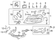 Diagram for Audi RS4 Headlight - 8E0-941-003-AL