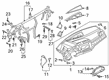 Diagram for Audi Q3 Instrument Cluster - 83B-857-001-24A