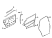 Diagram for Audi Allroad Quattro Weather Strip - 4B0-853-763-J-2ZZ