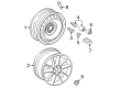 Diagram for Audi A3 Alloy Wheels - 8Y0-601-025-A