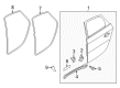 Diagram for Audi A4 Quattro Window Regulator - 8K0-839-461-C