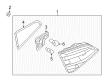 Diagram for Audi Tail Light - 8K5-945-093-AA