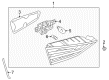 Diagram for Audi A3 Quattro Tail Light - 8V5-945-093-J