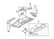 Diagram for Audi A6 Quattro Glove Box - 4F1-857-104-B-EC3