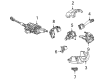 Diagram for Audi A8 Quattro Steering Column - 4E0-419-512-GX