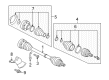 Diagram for Audi S5 CV Joint - 8K0-598-103-A