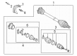 Diagram for Audi A7 Sportback CV Joint - 4M0-498-099-A