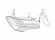 Diagram for Audi Q8 e-tron Sportback Tail Light - 4KE-945-091-E