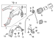 Diagram for Audi Q8 Fender Splash Shield - 4M8-810-171-G