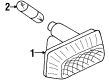 Diagram for Audi Coupe Side Marker Lights - 813-953-049-A