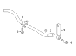 Diagram for Audi RS5 Sway Bar - 8W0-511-305-AR