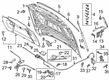 Diagram for Audi Hood Release Cable - 4K1-823-535-B