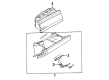 Diagram for Audi 90 Quattro Glove Box - 8A1-880-302-8RZ