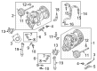 Diagram for Audi RS5 Turbocharger - 06M-145-703-D