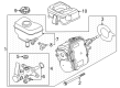 Diagram for Audi Q5 Brake Booster - 80A-614-105-C