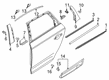 Diagram for Audi Q5 Door Moldings - 80A-839-643-G