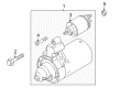 Diagram for Audi Starter - 02Z-911-023-LX